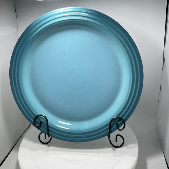 Le Creuset Other - Le Creuset Stoneware Caribbean Blue 10.5 In Dinner Plates Second choix NEW